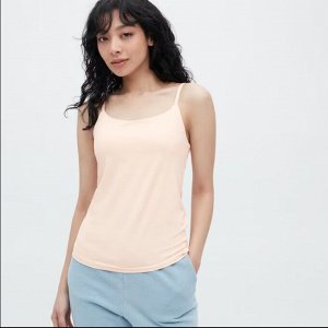 UNIQLO - топик с бюстгальтером AIRism - 30 NATURAL