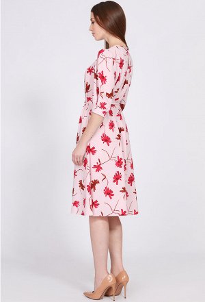 PAWLINA Платье Solei 4742 розовый цветы