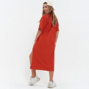 Платье женское, цвет красный