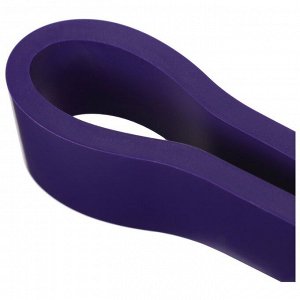 Фитнес-резинка ONLYTOP, 30х2,2х0,5 см, нагрузка 55 кг, цвет фиолетовый