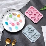 Силиконовая форма для выпечки, принт &quot;Листья&quot;