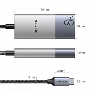 Конвертер USB-C - HDMI 8K (CM491) Ugreen