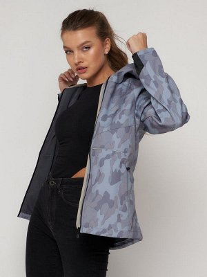 Ветровка MTFORCE женская softshell серого цвета 2207-1Sr