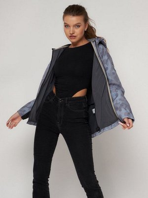 Ветровка MTFORCE женская softshell серого цвета 2207-1Sr