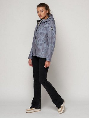 Ветровка MTFORCE женская softshell серого цвета 2207-1Sr
