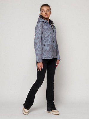 Ветровка MTFORCE женская softshell серого цвета 2207-1Sr