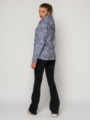 Ветровка MTFORCE женская softshell серого цвета 2207-1Sr
