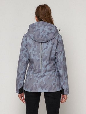 Ветровка MTFORCE женская softshell серого цвета 2207-1Sr