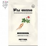 ESSENTIAL SHEET MASK RED GINSENG Маска для лица Красный женьшень, 23гр