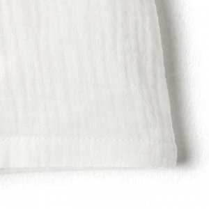 Костюм (футболка и шорты ) детский KAFTAN "Муслин", 32 (110-116см) белый/горчичный