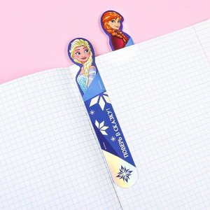 Закладки для книг, фигурные из картона, 5 шт. «Холодное сердце»