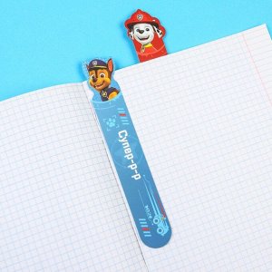 Закладки для книг, фигурные из картона, 5 шт. «Щенячий патруль»