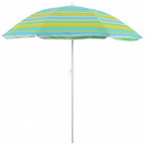Зонт пляжный Maclay «Модерн», с серебристым покрытием, d=180 cм, h=195 см, цвет МИКС
