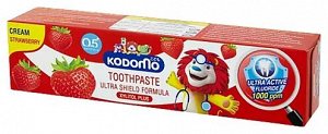 Kodomo, Зубная паста детская 40 гр "Клубника" (Strawberry), таиская версия, Таиланд