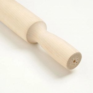 Скалка деревянная, 40x4,5см/Скалка для теста/Скалка кулинарная