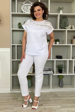 Футболка Rumoda 2135 белый/короткий рукав