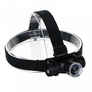 ЕРМАК Фонарь налобный, CREE XPE LED, 4 режима, 1200мАч, 8,3х3,8х7,3см,  USB кабель, пластик