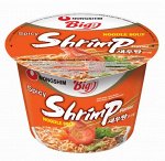 Лапша &quot;Big Bowl Noodle Shrimp Flavour&quot; ст. 115гр