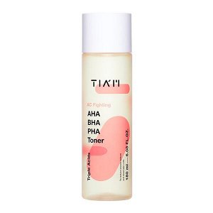 Тонер для лица с кислотами TIAM AC Fighting AHA BHA PHA Toner 180 мл (новый формат), шт