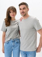 Футболка взрослая Premium меланж темно-серый  180 гр/м2