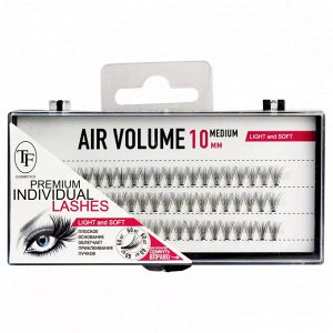 Пучки ресниц TF (Триумф) Air Volume, арт. М207 (Medium-10мм), черные