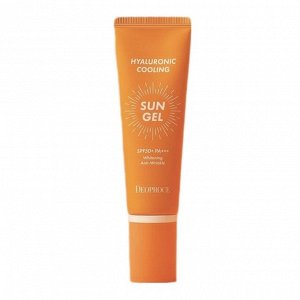 Deoproce Hyaluronic Cooling Sun Gel SPF 50+ PA+++ Солнцезащитный крем-гель с гиалуроновой кислотой 50 гр №2187А, шт