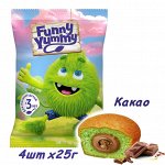 ФРУТОНЯНЯ Бисквит Фанни Ямми какао 100г