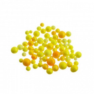 Насадка пенопластовые шарики, ваниль, жёлтая