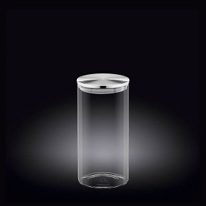 WILMAX Thermo Glass Банка для хранения со стальной крышкой 1300мл