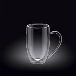 WILMAX Thermo Glass Кружка с двойными стенками 400мл WL-888741