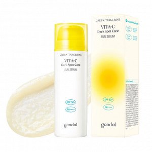 Goodal Green Tangerine Vita C Dark Spot Care Sun Serum SPF50+ PA++++ Санскрин от пигментации