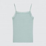 UNIQLO - топик из хлопка с кружевом - 61 BLUE