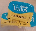 Gillette Venus Comfortglide Coconut, сменные кассеты 5 лезвий, 1шт