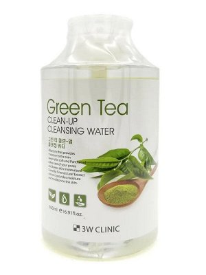 Очищающая вода для снятия макияжа с экстрактом зеленого чая Green Tea Clean-Up Cleasing Water