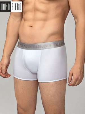 Трусы мужские хипстеры, боксеры, шорты Silver. Цвет белый