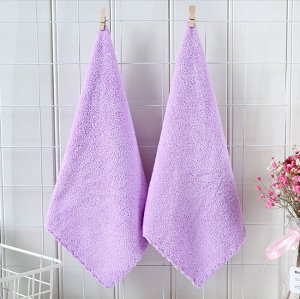 Полотенце двойное фиолетовое