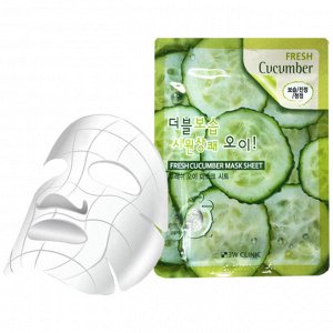 Маска-салфетка для лица с экстрактом огурца Fresh Cucumber Mask Sheet