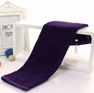 Полотенце с держателем фиолетовое