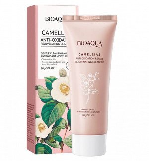 Пенка для лица с экстрактом камелии BIOAQUA CAMELLIAS ANTI-OXIDATION , 80г