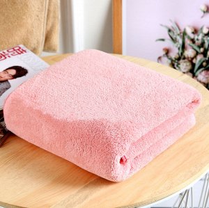 Флисовое полотенце розовое