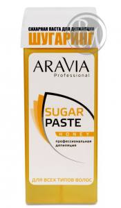 Aravia картридж сахарная паста медовая для всех типов волос 150г (р)