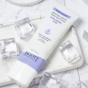 Jigott Крем для лица осветляющий с гиалуроновой кислотой / Aura Secret Hyaluronic Acid Water Drop Tone Up Cream, 50 мл