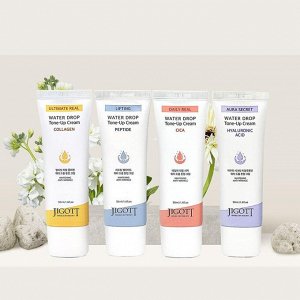 Jigott Крем для лица осветляющий с гиалуроновой кислотой / Aura Secret Hyaluronic Acid Water Drop Tone Up Cream, 50 мл