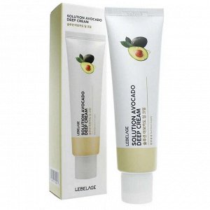 Lebelage Крем для лица с экстрактом авокадо Solution Avocado Deep Cream, 50 мл