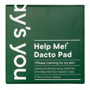 One-day's you Тонер-пэды увлажняющие / Help Me Dacto Pad, 60 пэдов