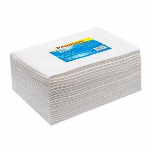 White line Набор одноразовых полотенец, спанлейс, вафельное 35 х 70 см, белый, 50 шт.