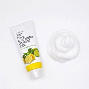 Lebelage Очищающая пенка с лимоном и экстрактом каламанси / Fruit Lemon &amp; Calamansi Cleansing Foam, 100 мл