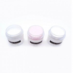 Nail Art Акриловая пудра для ногтей, прозрачный, 10 г