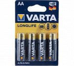 VARTA LONGLIFE 4106 LR6 AA BL4 - (блистер 4шт)  (80), шт