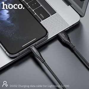 Зарядный кабель HOCO USB на Type-C / Micro USB / Lightning DU02 Plus зарядка и передача данных 0,25м